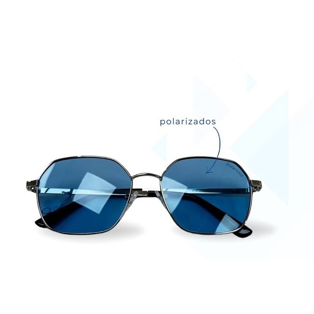Bruma Hexagonal Azul